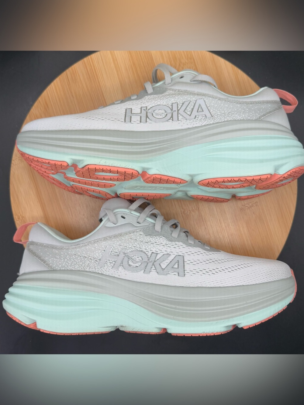 Hoka One One Women’s Stardust / Aqua Breeze Size 10B - Picture 3 of 10